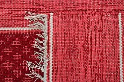 Tapis en patchwork - Visby (rouge)