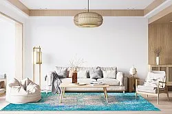 Tapis Wilton - Jules (turquoise)
