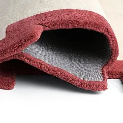 Tapis de laine - Agra Hand Tufted Wool Premium (crème/rouge)