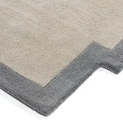 Tapis de laine - Agra Hand Tufted Wool Premium (gris)