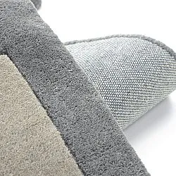 Tapis de laine - Agra Hand Tufted Wool Premium (gris)