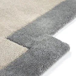 Tapis de laine - Agra Hand Tufted Wool Premium (gris)