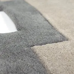Tapis de laine - Agra Hand Tufted Wool Premium (gris)
