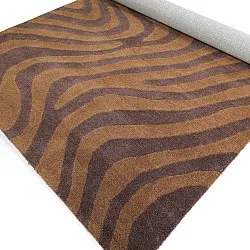 Tapis de laine - Aiz Hand Tufted Wool Premium (marron)