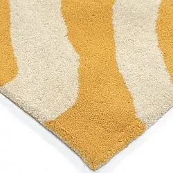 Tapis de laine - Aiz Hand Tufted Wool Premium (jaune)