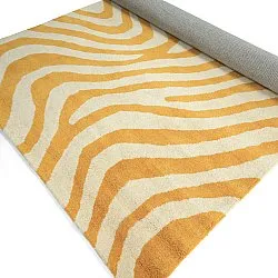 Tapis de laine - Aiz Hand Tufted Wool Premium (jaune)