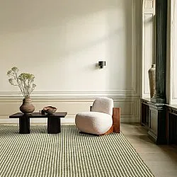 Tapis en laine - Arbil (vert/blanc)