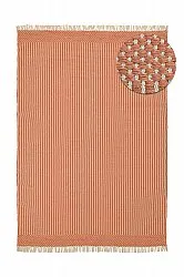 Tapis en laine - Arbil (terracotta/blanc)