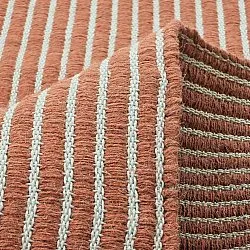 Tapis en laine - Arbil (terracotta/blanc)