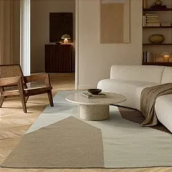 Tapis de laine - Aveiro (beige/multicolore)