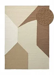 Tapis de laine - Aveiro (beige/multicolore)