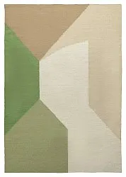 Tapis de laine - Aveiro (vert/multicolore)