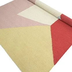 Tapis de laine - Aveiro (rose/multicolore)