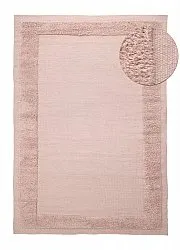 Tapis de laine - Beja (rose poudré)