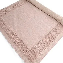 Tapis de laine - Beja (rose poudré)
