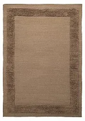Tapis de laine - Beja (marron foncé)