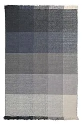 Tapis de laine - Chaves (bleu/gris/blanc)