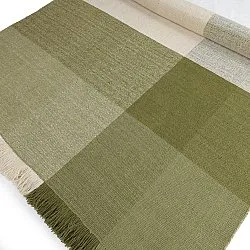 Tapis de laine - Chaves (vert/beige)
