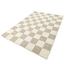 Tapis de laine - Dundee (beige/blanc)