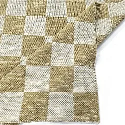 Tapis de laine - Dundee (jaune/blanc)