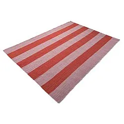 Tapis en laine - Garine (rose/rouge)