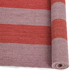Tapis en laine - Garine (rose/rouge)