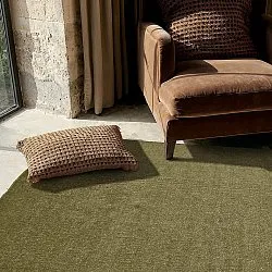 Tapis en laine - Hamilton (vert mousse)
