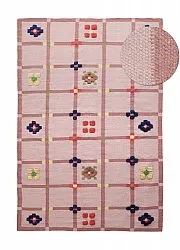 Tapis de laine - Lausanne Flatweave Tufted Premium (rose)