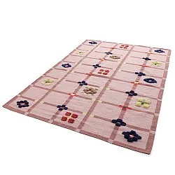 Tapis de laine - Lausanne Flatweave Tufted Premium (rose)