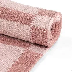 Tapis de laine - Lausanne Flatweave Tufted Premium (rose)