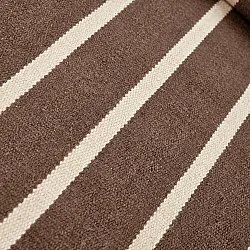 Tapis de laine - Luton (naturel/taupe foncé)