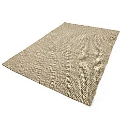 Tapis en laine - Monastir (marron/blanc)