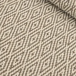 Tapis en laine - Monastir (marron/blanc)