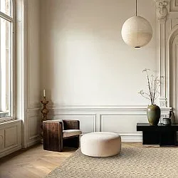 Tapis en laine - Monastir (gris/blanc)