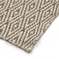 Tapis en laine - Monastir (gris/blanc)