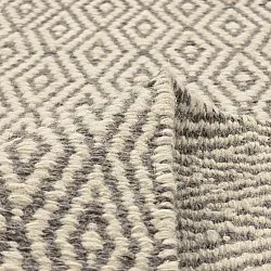 Tapis en laine - Monastir (gris/blanc)