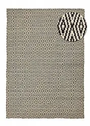 Tapis en laine - Monastir (noir/blanc)