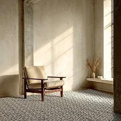 Tapis en laine - Monastir (noir/blanc)