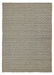 Tapis en laine - Monastir (noir/blanc)