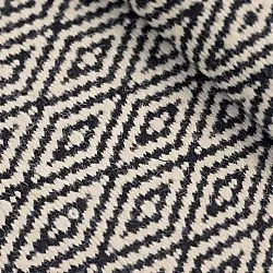 Tapis en laine - Monastir (noir/blanc)