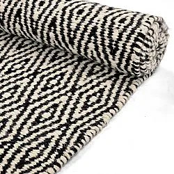 Tapis en laine - Monastir (noir/blanc)