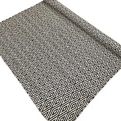 Tapis en laine - Monastir (noir/blanc)