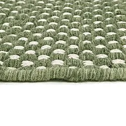 Tapis en laine - Ovelia (vert/blanc)