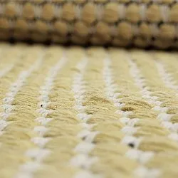 Tapis de laine - Ovelia (jaune/blanc)