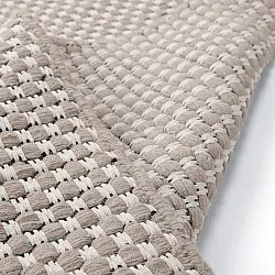 Tapis de laine - Ovelia (taupe/blanc)