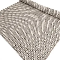 Tapis de laine - Ovelia (taupe/blanc)