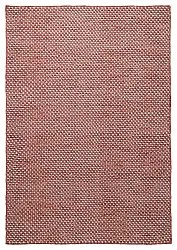 Tapis de laine - Ovelia (terre cuite/blanc)