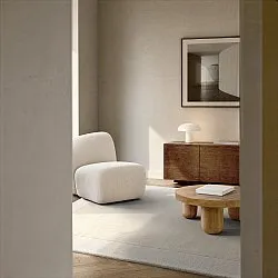Tapis de laine - Puri Hand Tufted Wool Premium (crème/blanc)