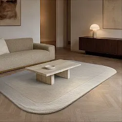 Tapis de laine - Puri Hand Tufted Wool Premium (crème/blanc)