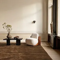Tapis en laine - Rozel Handloom Wool Premium (marron)